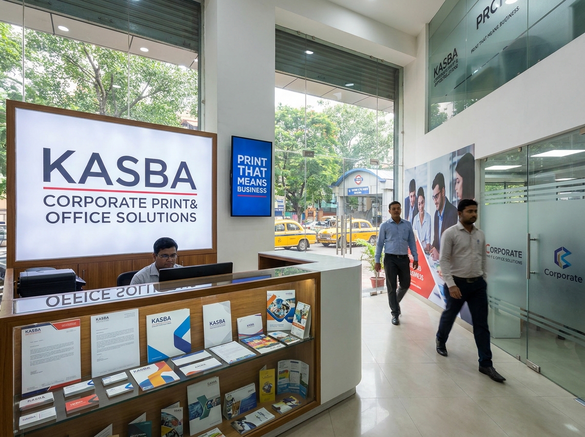 Professional printing services in Kasba, Kolkata — signage, banners, corporate branding and stationery by Printpeek