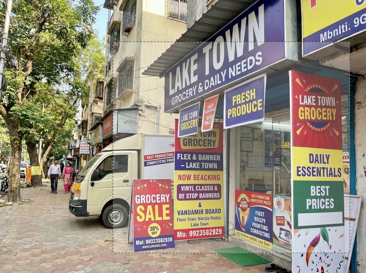 Professional printing services in Lake Town, Kolkata — signage, banners, corporate branding and stationery by Printpeek