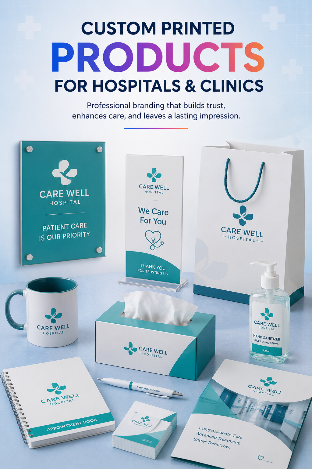 clinics and hospitals