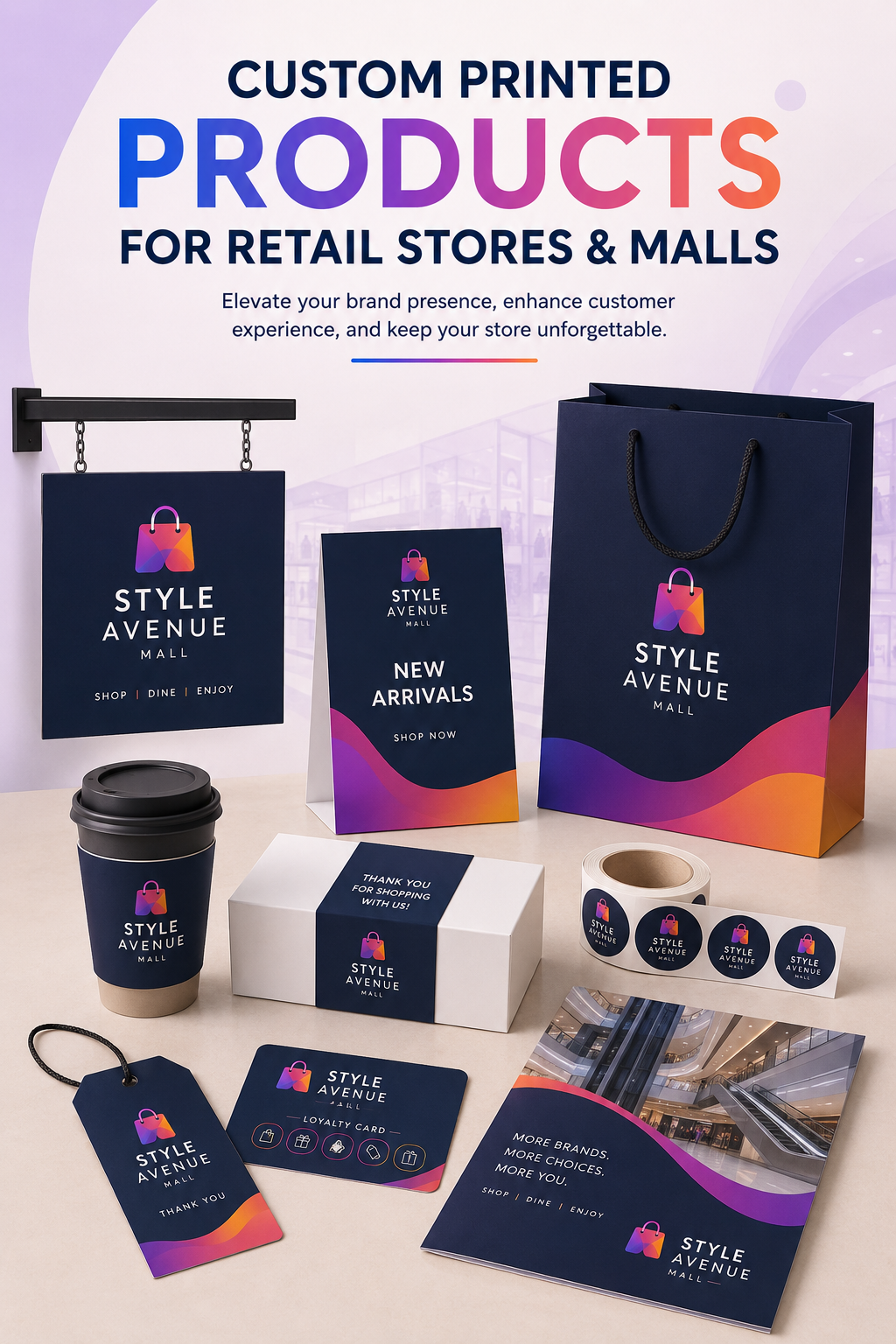 retails and stores